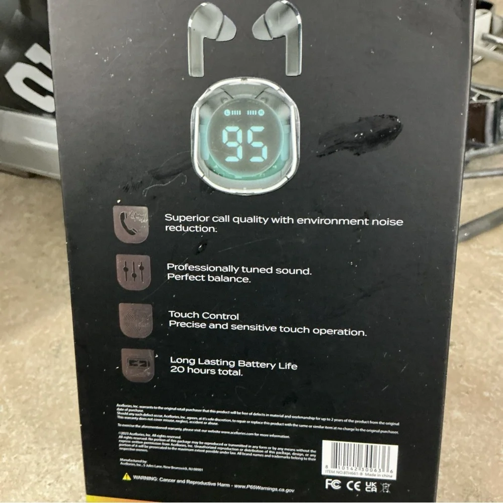 Gemstone Pro Wireless Earbuds - Black